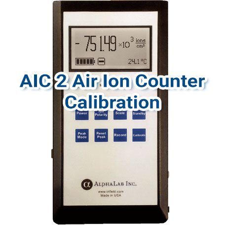Air Ion Counter 2 AIC2 Calibration