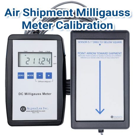 Air Shipment Milligauss Meter Calibration