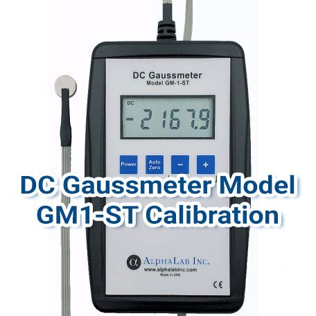 GM1-ST DC Gaussmeter Calibration