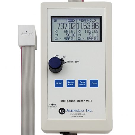 3 Axis DC Milligauss Meter With Probe Gaussmeter/Magnetometer