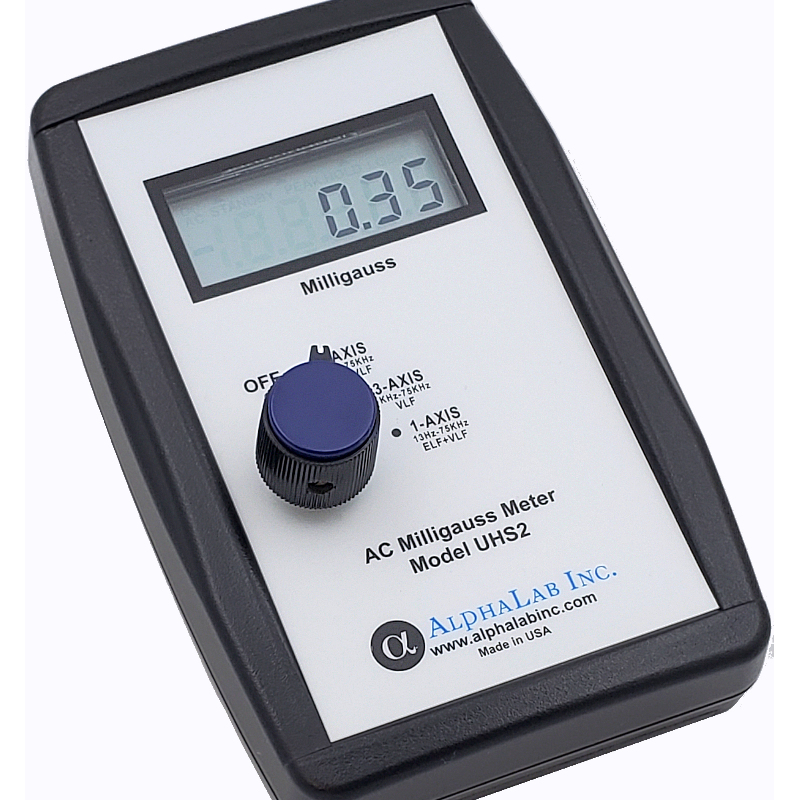 Multi-Axis AC Milligauss Meter/Magnetometer