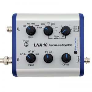 Low-Noise Preamplifier (Model LNA10) for use with oscilloscopes