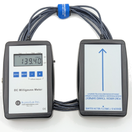 Picture of Air Shipment Milligauss Meter with cable and sensor