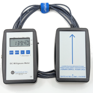 Picture of Air Shipment Milligauss Meter with cable and sensor